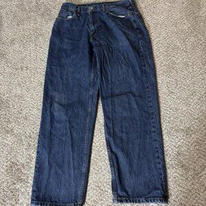 Levis 550 Jeans Mens 36x32 Blue Denim Relaxed Fit Straight Leg Red Tab Classic